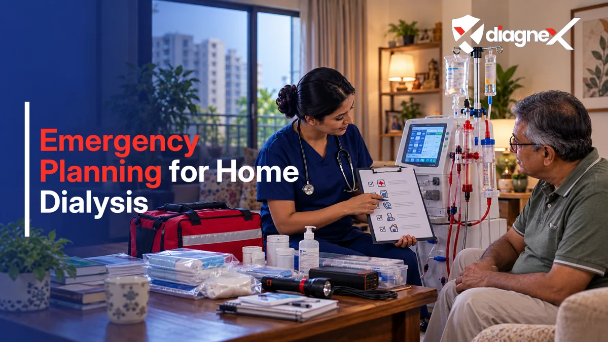 Featured illustration for Emergency Planning for Home Dialysis on the Diagnex healthcare blog