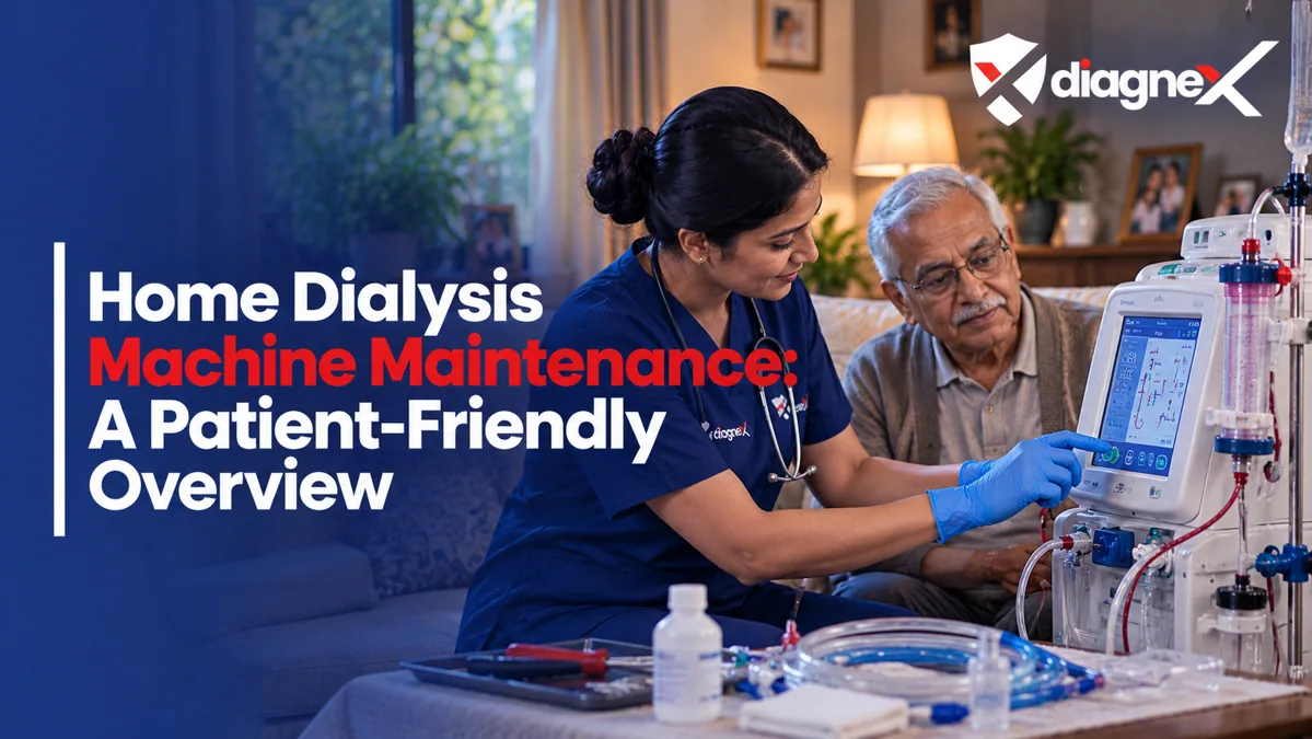 Featured illustration for Home Dialysis Machine Maintenance: A Patient-Friendly Overview on the Diagnex healthcare blog