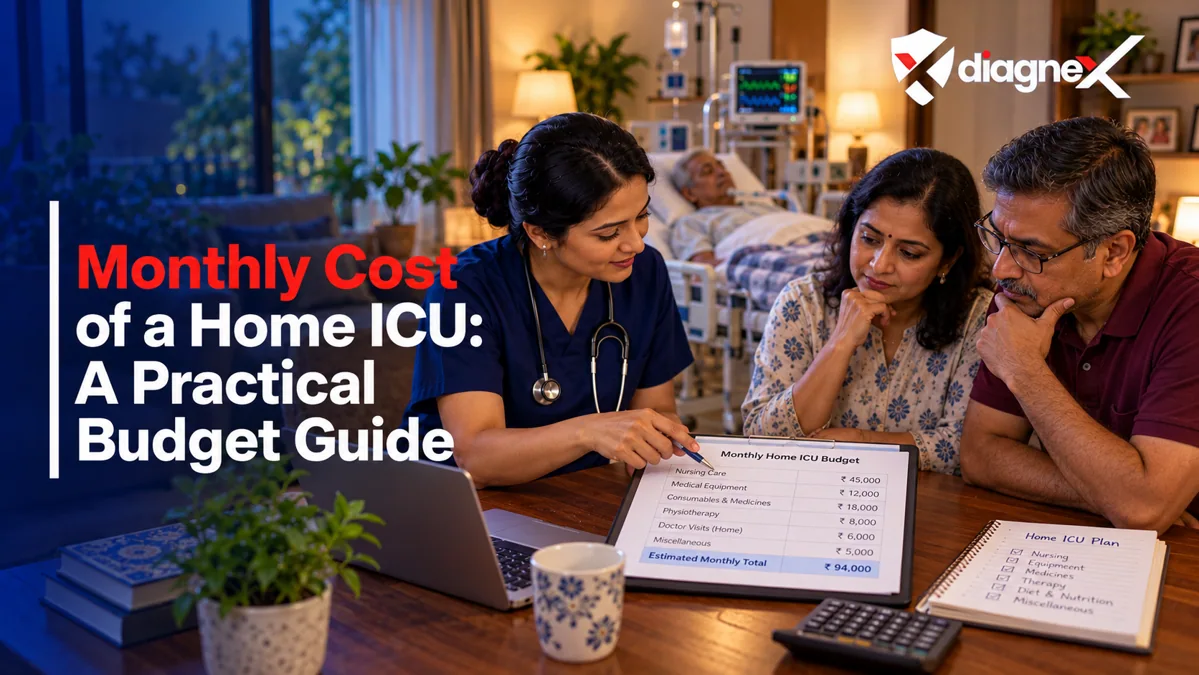 Featured illustration for Monthly Cost of a Home ICU: A Practical Budget Guide on the Diagnex healthcare blog